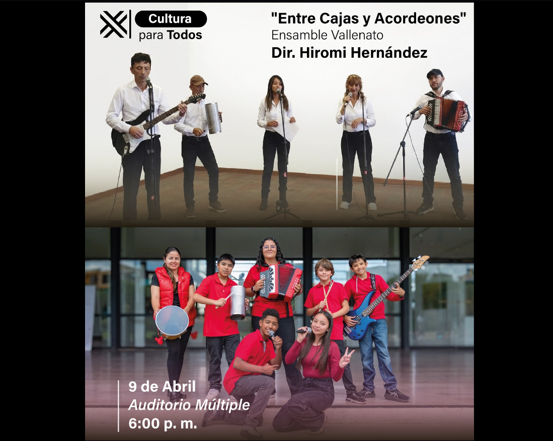 El |vallenato| será protagonista en |concierto cultural| con talento local en |Cajicá|