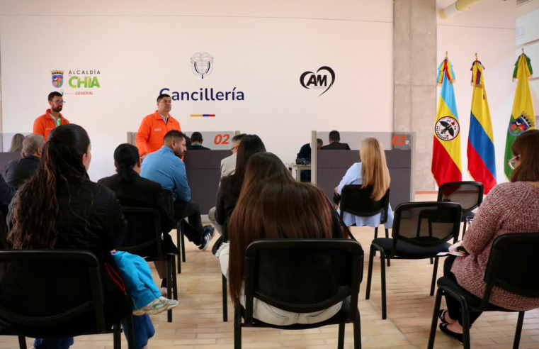 |Chía| será el primer municipio no capital con sede de la |Cancillería| para |expedición de pasaportes|