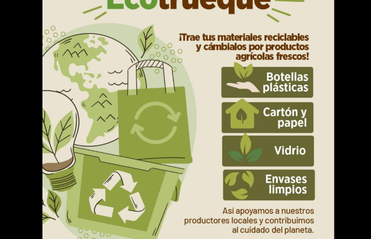 Ecotrueque en |Nemocón|: reciclaje que se transforma en |apoyo al campo|