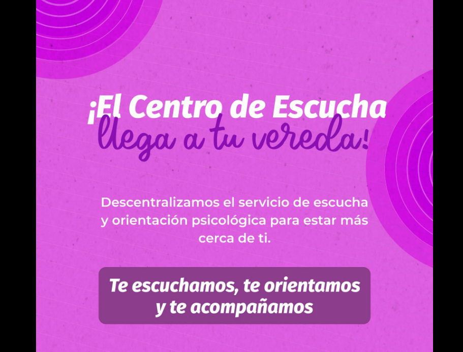 Centro de Escucha llega a las veredas de |Cogua| para fortalecer el |acompañamiento comunitario|