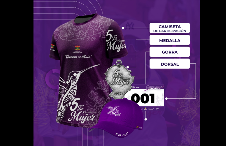 |Gachancipá| se alista para la 5ª |Carrera de la Mujer| “Guerreras en Ruta”