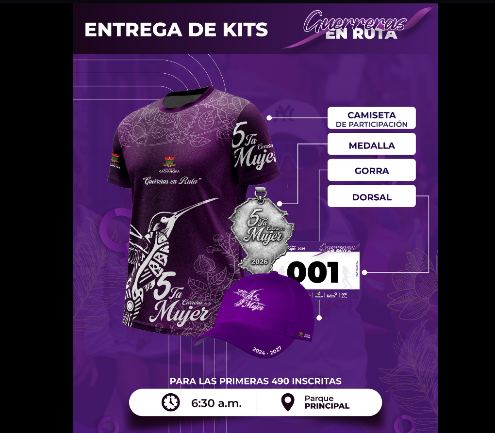 |Gachancipá| se alista para la 5ª |Carrera de la Mujer| “Guerreras en Ruta”