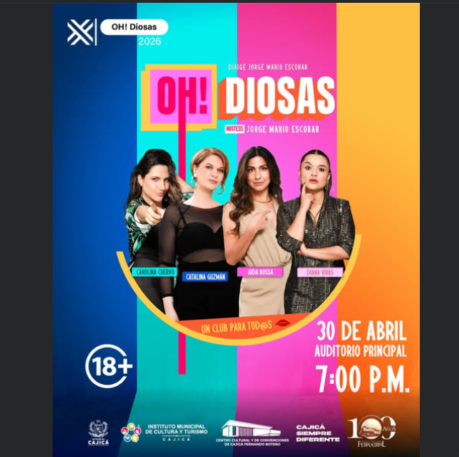 “¡Oh Diosas!” llega a |Cajicá| con una propuesta teatral llena de |humor| e irreverencia