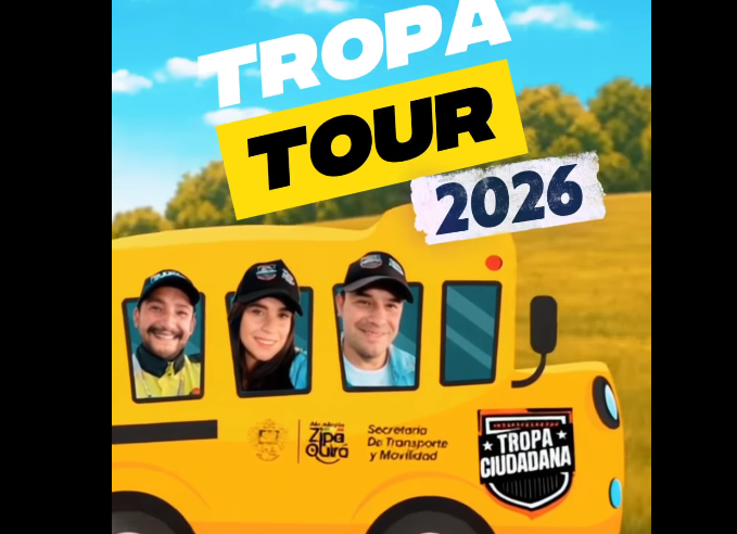 |Tropa Tour| 2026 llevará mensaje de |seguridad vial| a las veredas de |Zipaquirá| + Video