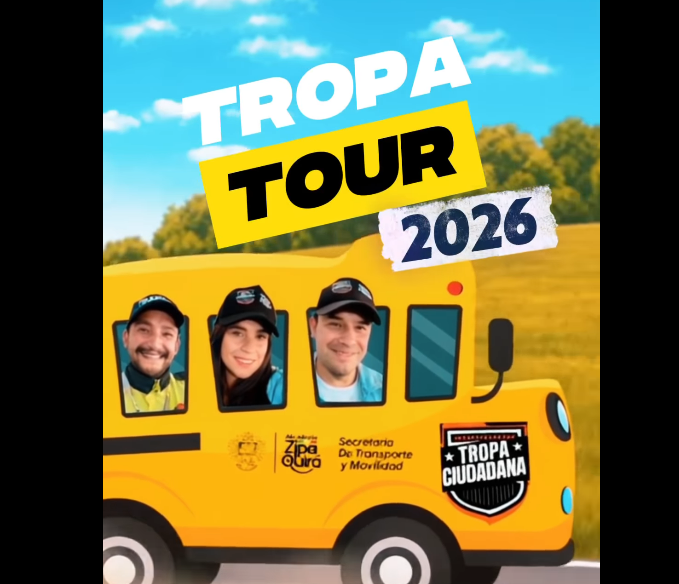 |Tropa Tour| 2026 llevará mensaje de |seguridad vial| a las veredas de |Zipaquirá| + Video