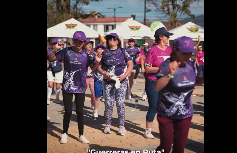 |Gachancipá| celebra el éxito de la V| Carrera de la Mujer| “Guerreras en Ruta” + Video
