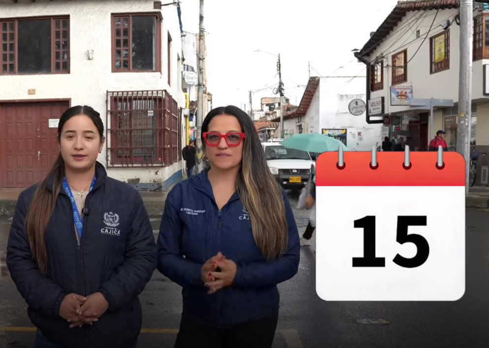 |Cierre vial| temporal por obras de adecuación de andenes en |Cajicá| + Video