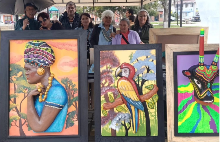 Exposición de arte en |Gachancipá| resalta el talento y empoderamiento de las |mujeres|