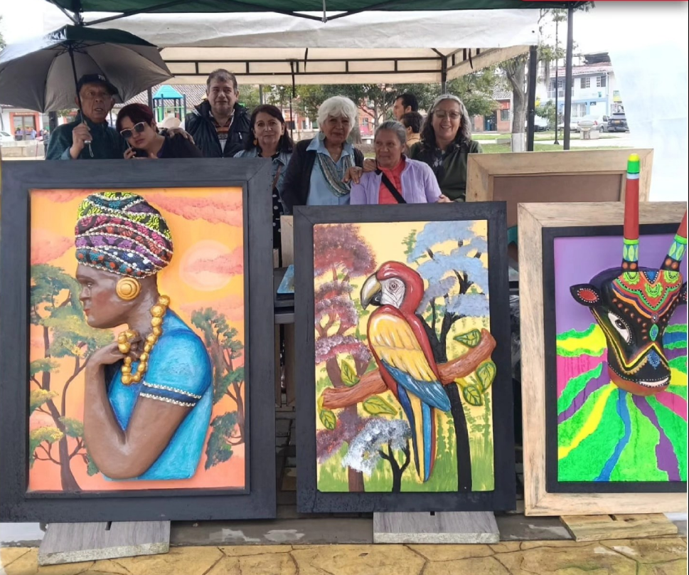 Exposición de arte en |Gachancipá| resalta el talento y empoderamiento de las |mujeres|