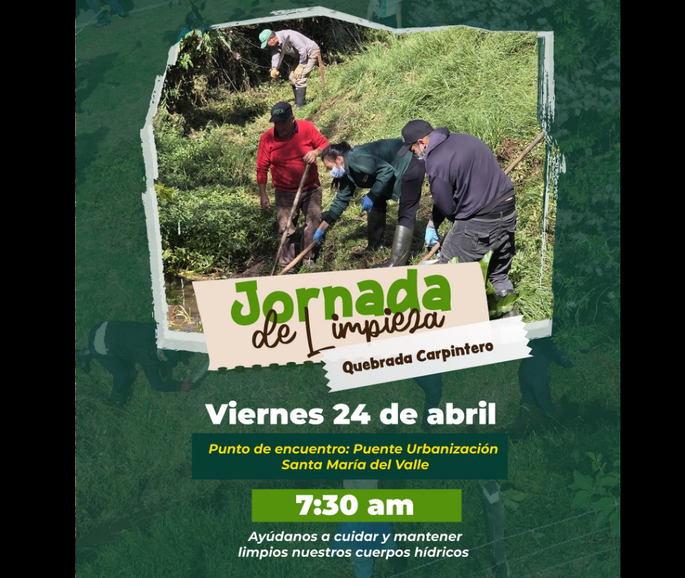 |Cogua| convoca jornada de limpieza en la |quebrada Carpintero|