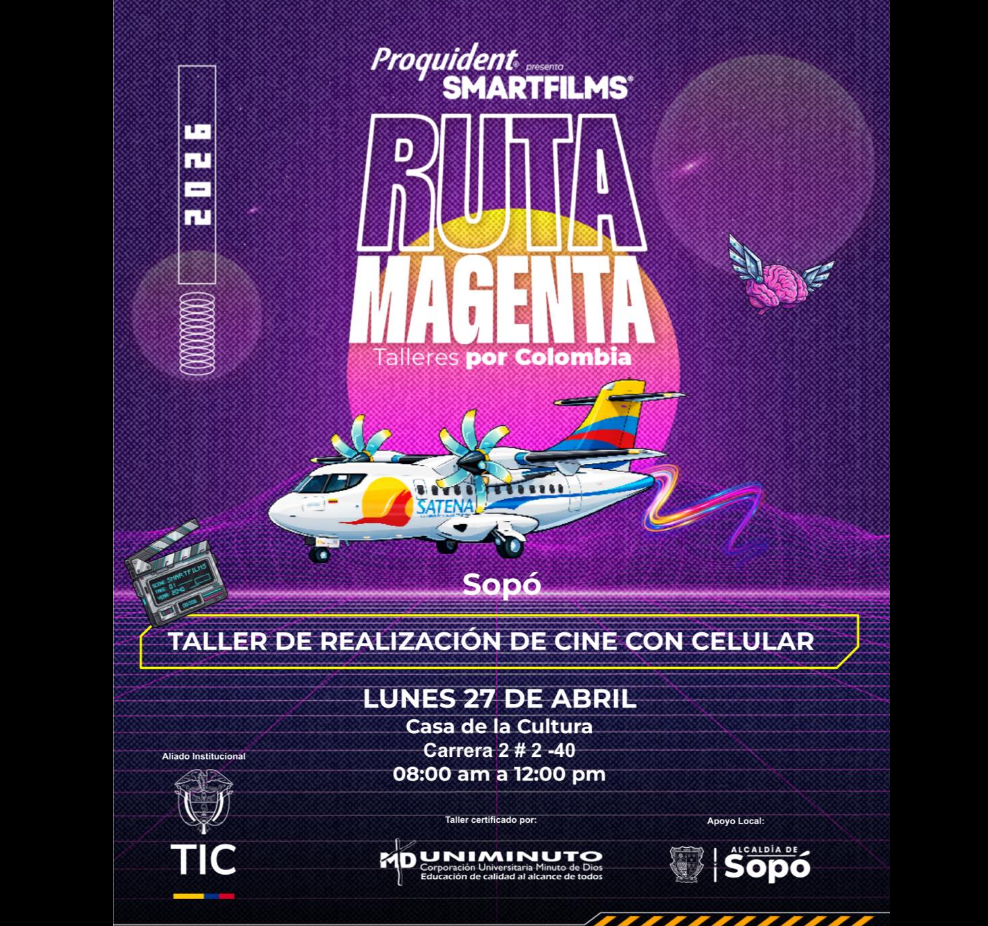 |Sopo| ofrecerá taller de producción audiovisual con celulares para jóvenes y niños