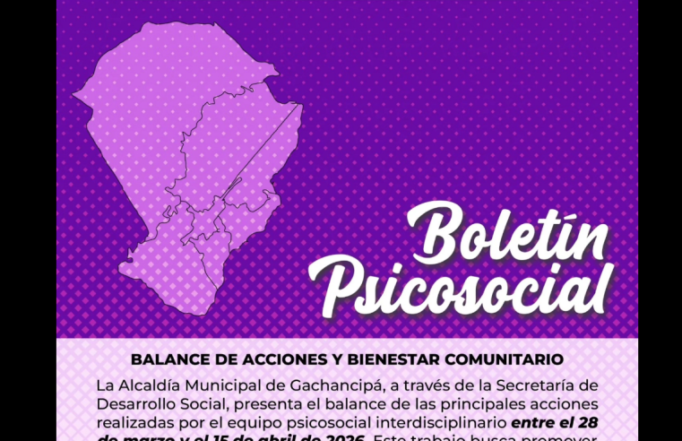 |Gachancipá| fortaleció la atención psicosocial con acciones de |bienestar emocional| y social
