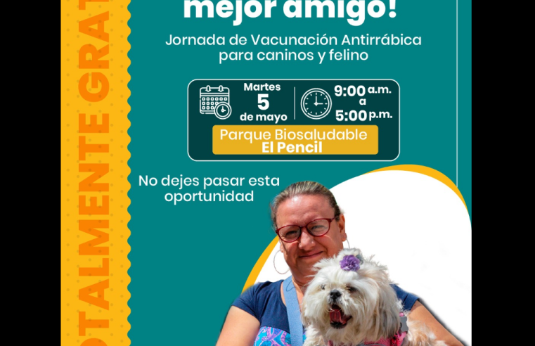 Nueva jornada de |vacunación antirrábica| busca proteger a las |mascotas|