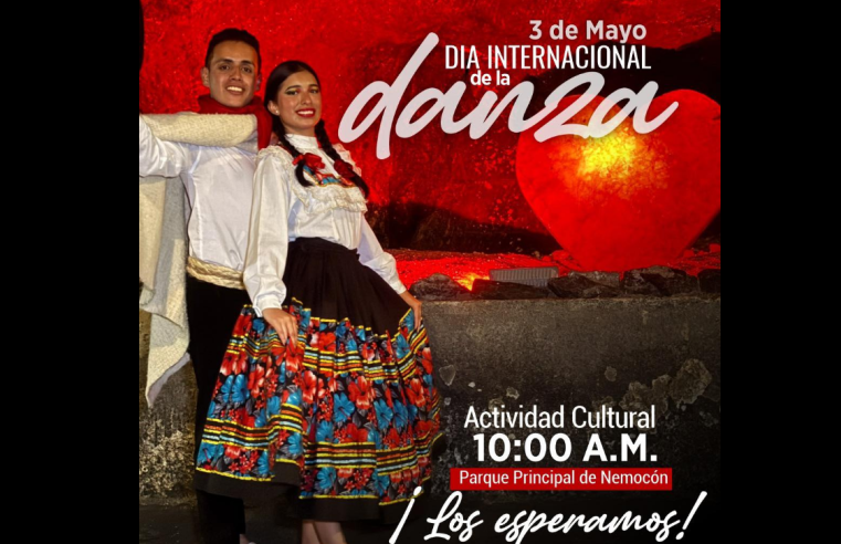 |Nemocón| celebrará el Día Internacional de la Danza en el |Parque Principal|