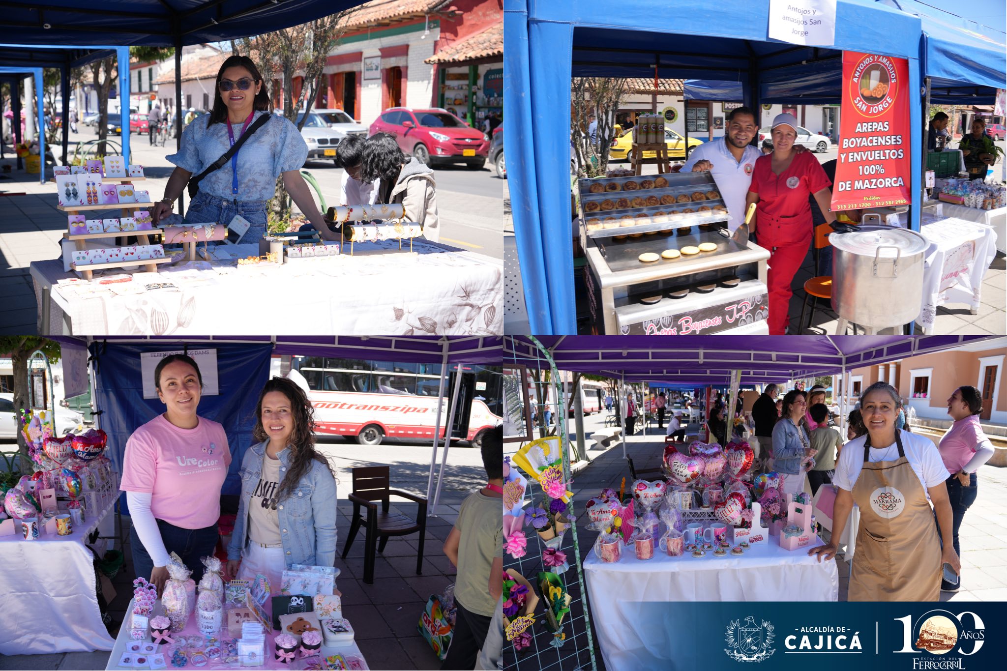|Feria| del Mes de las |Madres| impulsó el |emprendimiento| y la |economía local| en |Cajicá|