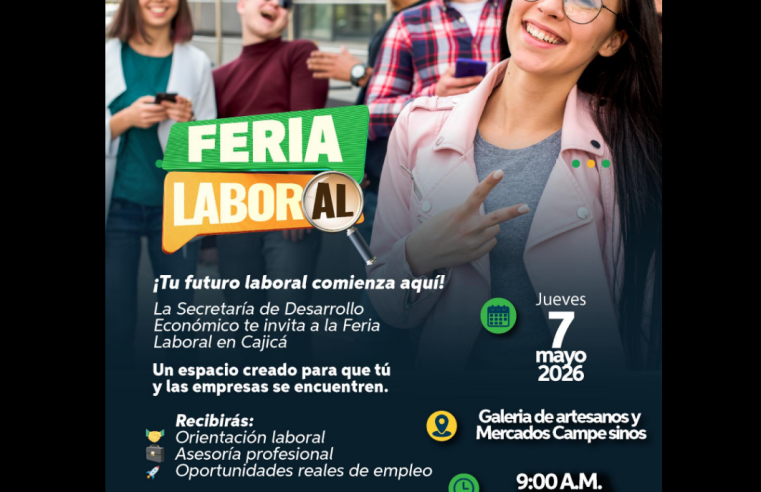|Cajicá| realizará feria laboral con oportunidades para jóvenes y comunidad en general