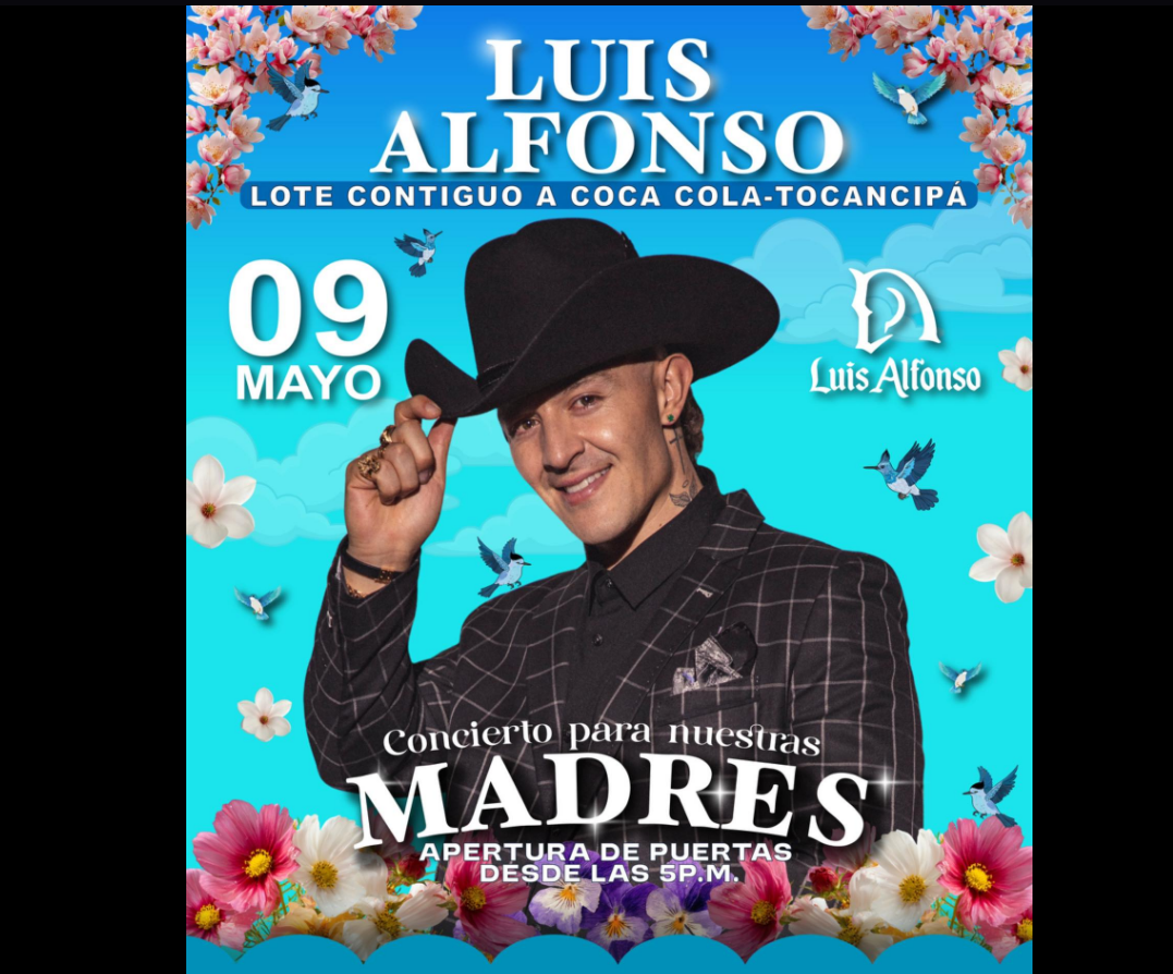 |Luis Alfonso| encabezará celebración del |Mes de la Madre| en |Tocancipá|