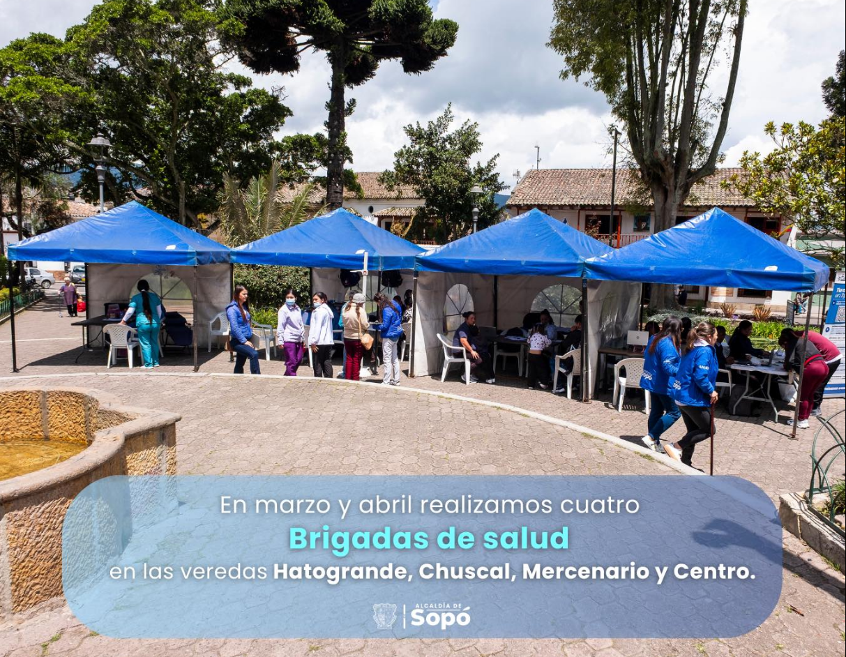 |Brigadas de Salud| beneficiaron a más de 180 personas en |Sopó|