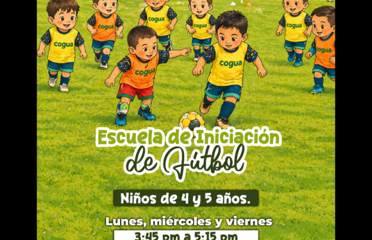 |Cogua| abre inscripciones para su |Escuela de Iniciación| de |Fútbol|