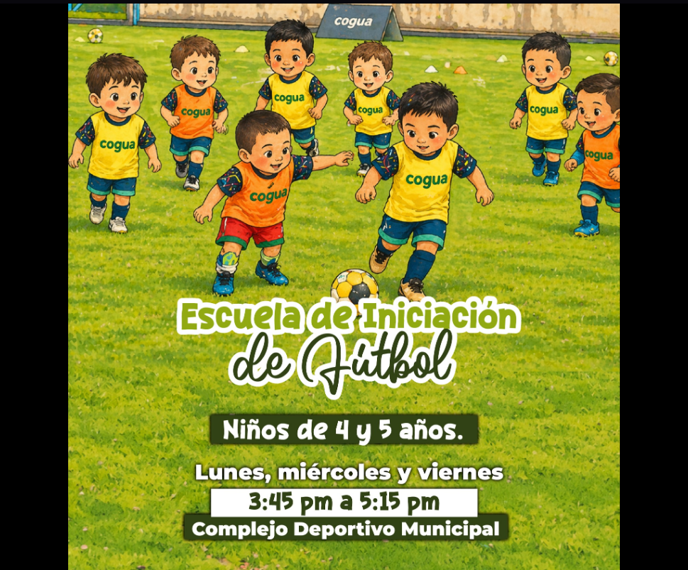 |Cogua| abre inscripciones para su |Escuela de Iniciación| de |Fútbol|