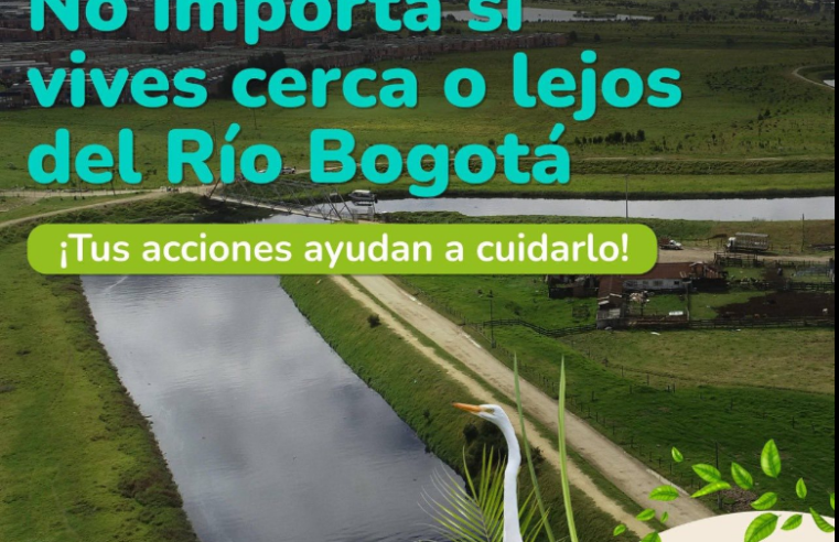 Promueven |acciones ciudadanas| para proteger el |río Bogotá|