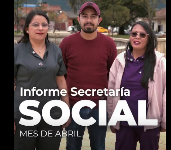 |Gachancipá| presenta balance positivo de gestión social durante el |mes de abril| + Video
