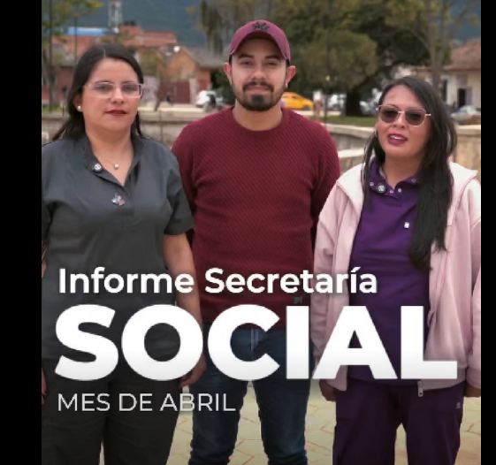 |Gachancipá| presenta balance positivo de gestión social durante el |mes de abril| + Video