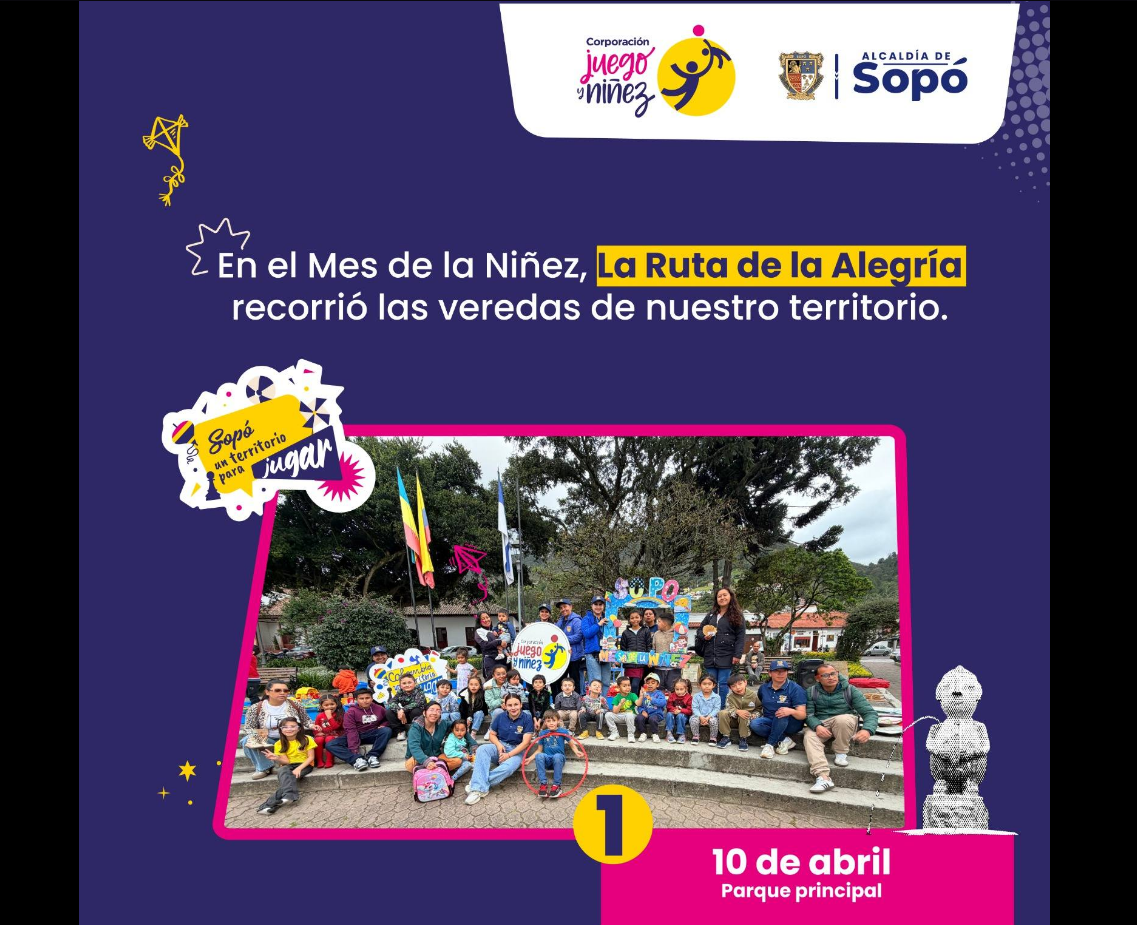 Ruta de la Alegría llevó |diversión| e |integración| a comunidades de |Sopó|