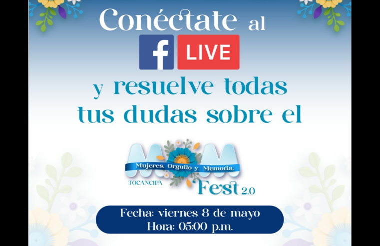 |Tocancipá| realizará Facebook Live para dar a conocer detalles del |Mom Fest 2.0|