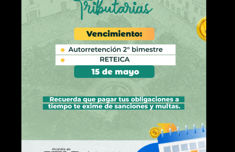 Alcaldía de |Cogua| recordó vencimiento del segundo bimestre de Autoretención y ReteICA