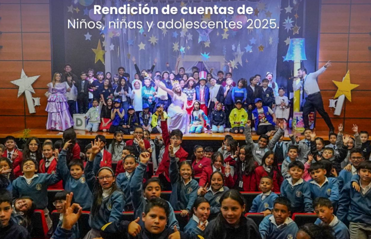 Más de 200 estudiantes participaron en la |Rendición de Cuentas| de Niños, Niñas y Adolescentes en |Sopó|