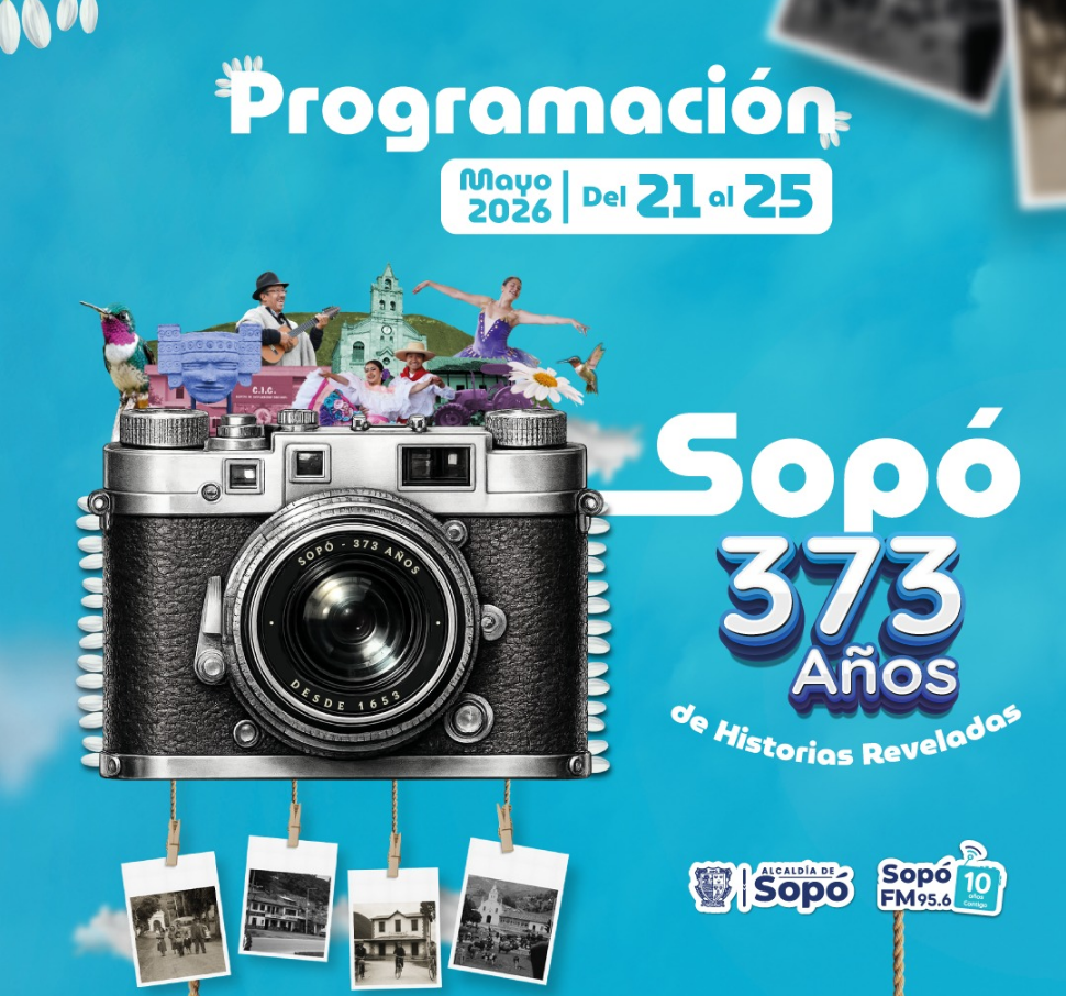 |Sopó| celebrará 373 años de historia con una agenda cultural y artística para toda la comunidad