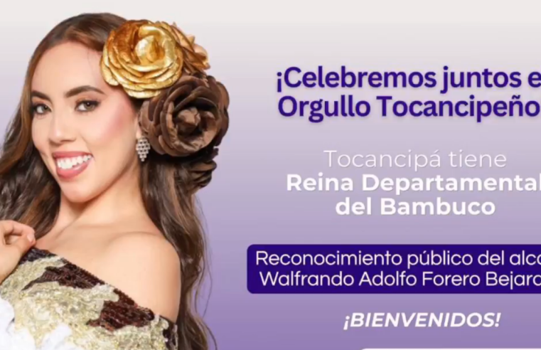 |Tocancipá| rinde homenaje a |Wendy Carantón Tarazona|, Reina Departamental del |Bambuco| 2026 + Video