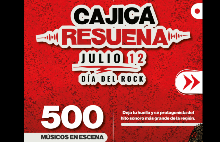 |Cajicá| prepara el hito sonoro más grande de la región para celebrar el Día Mundial del |Rock|