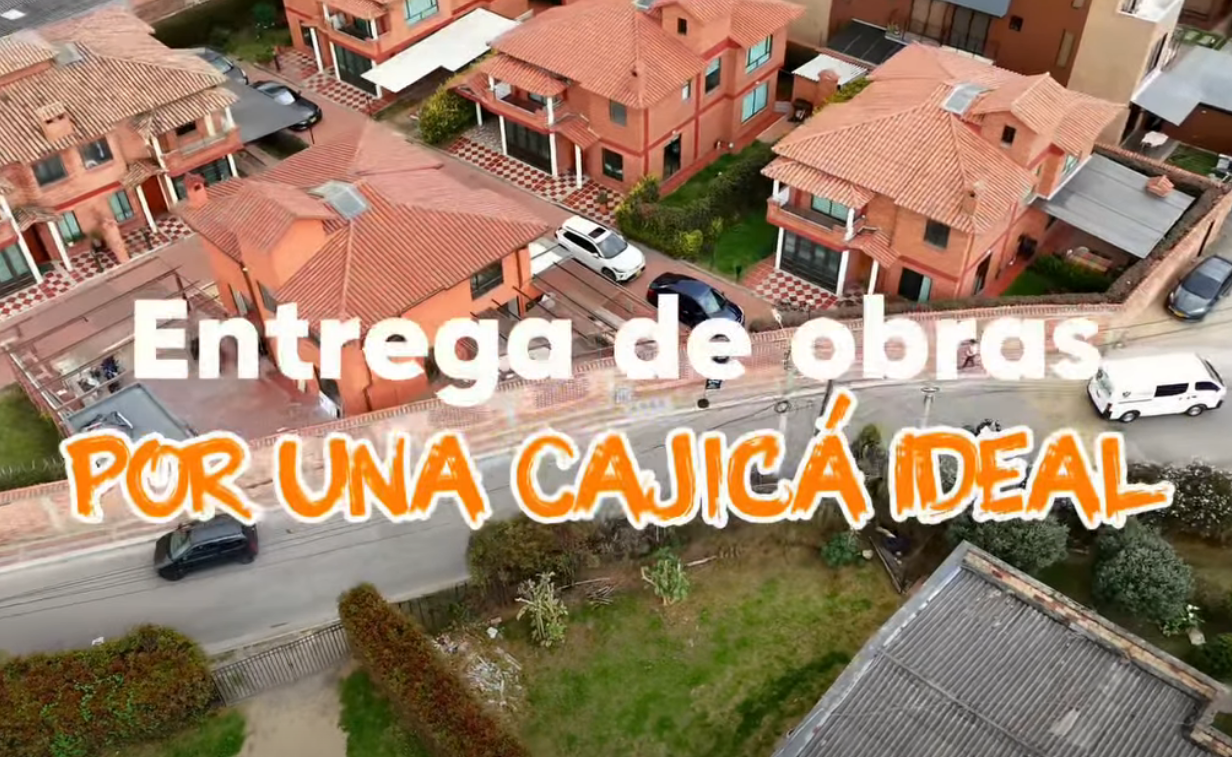 |Cajicá| entrega obras de |mejoramiento de andenes| en varios sectores del municipio + Video