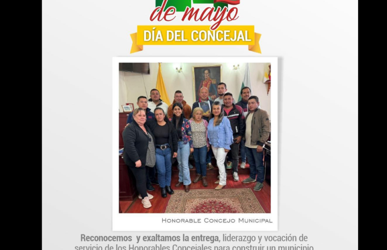 |Nemocón| conmemoró el |Día del Concejal| y destacó la labor de los cabildantes