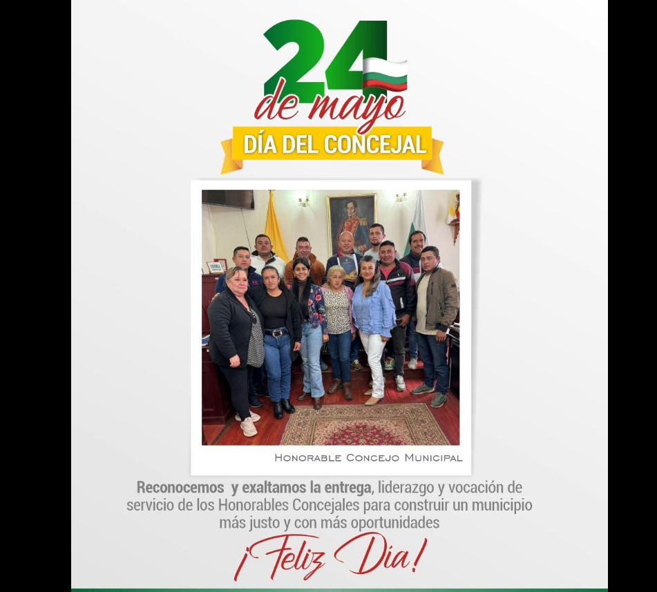 |Nemocón| conmemoró el |Día del Concejal| y destacó la labor de los cabildantes