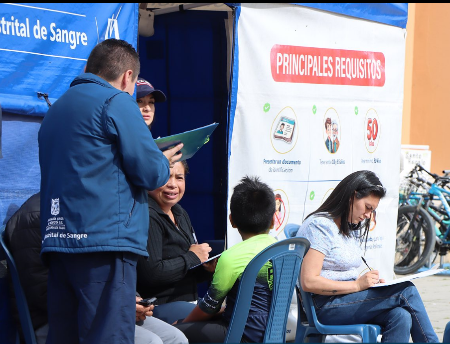 |Cajicá| realizó jornada de |donación de sangre| para fortalecer reservas hospitalarias
