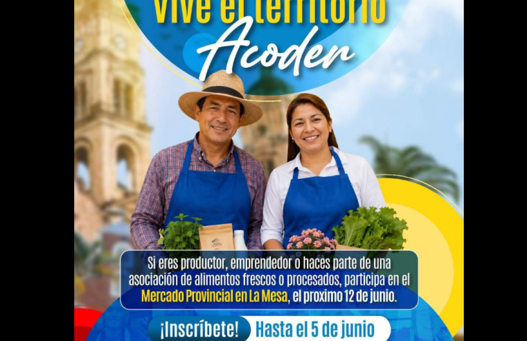 Abren convocatoria para participar en el |Mercado Campesino| “Vive el Territorio” en |La Mesa|