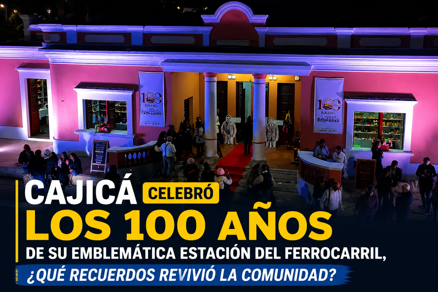 🚂 Cajicá celebró los 100 años de su emblemática Estación del Ferrocarril, ¿qué recuerdos revivió la comunidad?
