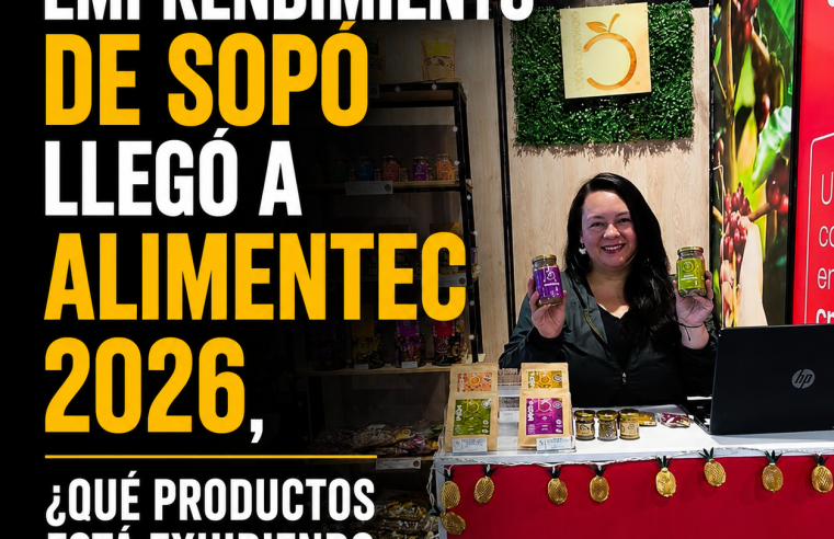 🍎🌿 Emprendimiento de Sopó llegó a Alimentec 2026, ¿qué productos está exhibiendo en Corferias?