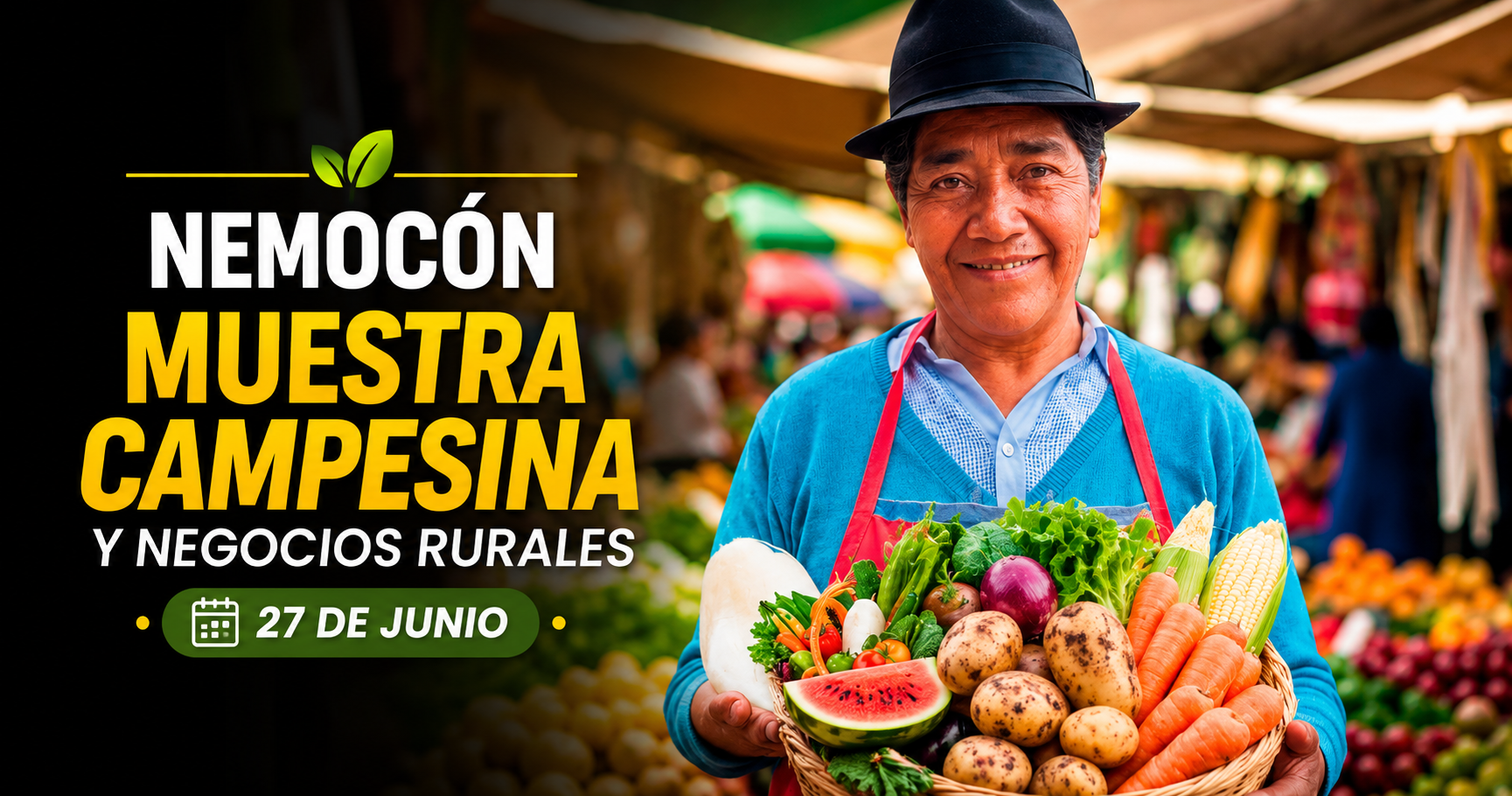 🌾🛒 |Nemocón| prepara Muestra Campesina y Agenda de Negocios Rurales, ¿cómo participar?