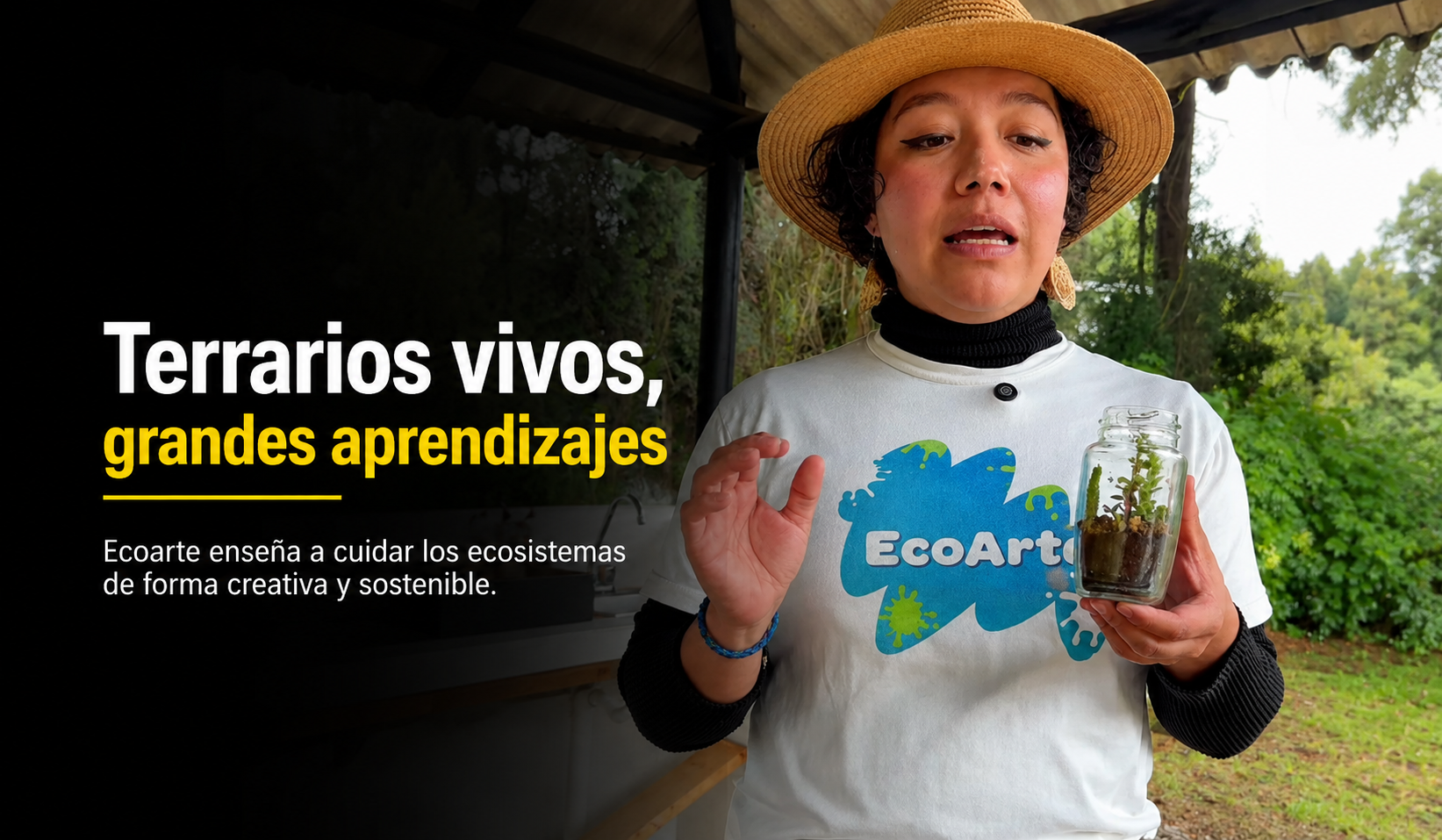 🌿🌱 |Ecoarte| enseña sobre el cuidado de los ecosistemas a través de |terrarios| vivos, ¿qué aprendizajes deja esta experiencia? + Video