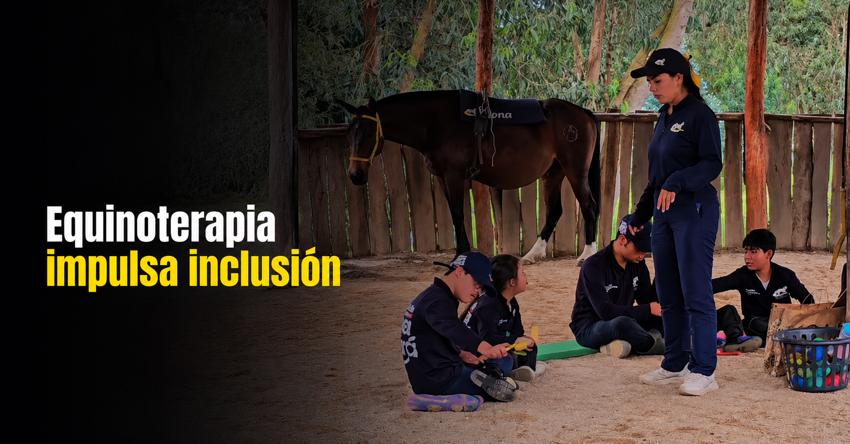 🐴💙 |Equinoterapia| impulsa la inclusión y el desarrollo deportivo de |niños con discapacidad|, ¿cómo beneficia a las familias? + Video