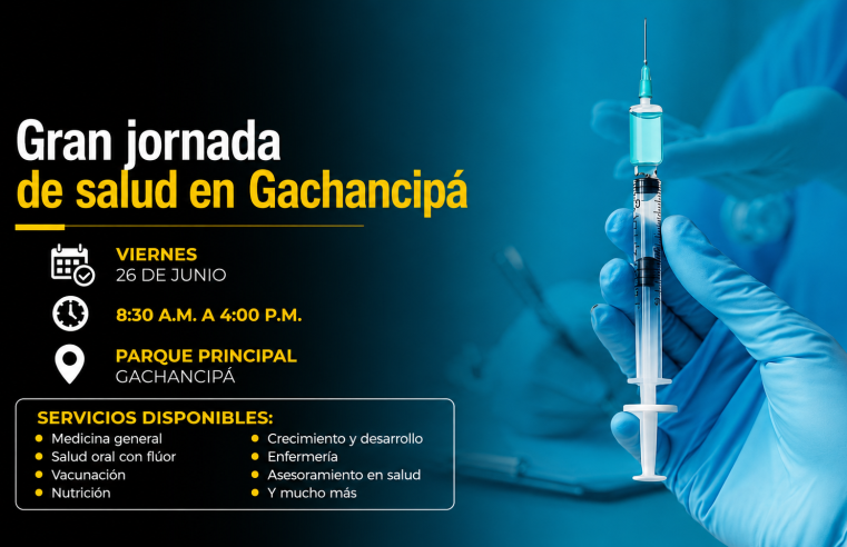 🏥💙 |Gachancipá| realizará gran jornada de salud y atención a usuarios de |EPS|, ¿qué servicios estarán disponibles?