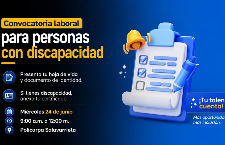 ♿💼 |Sopó| abre convocatoria de empleo para personas con |discapacidad|, ¿cómo participar?