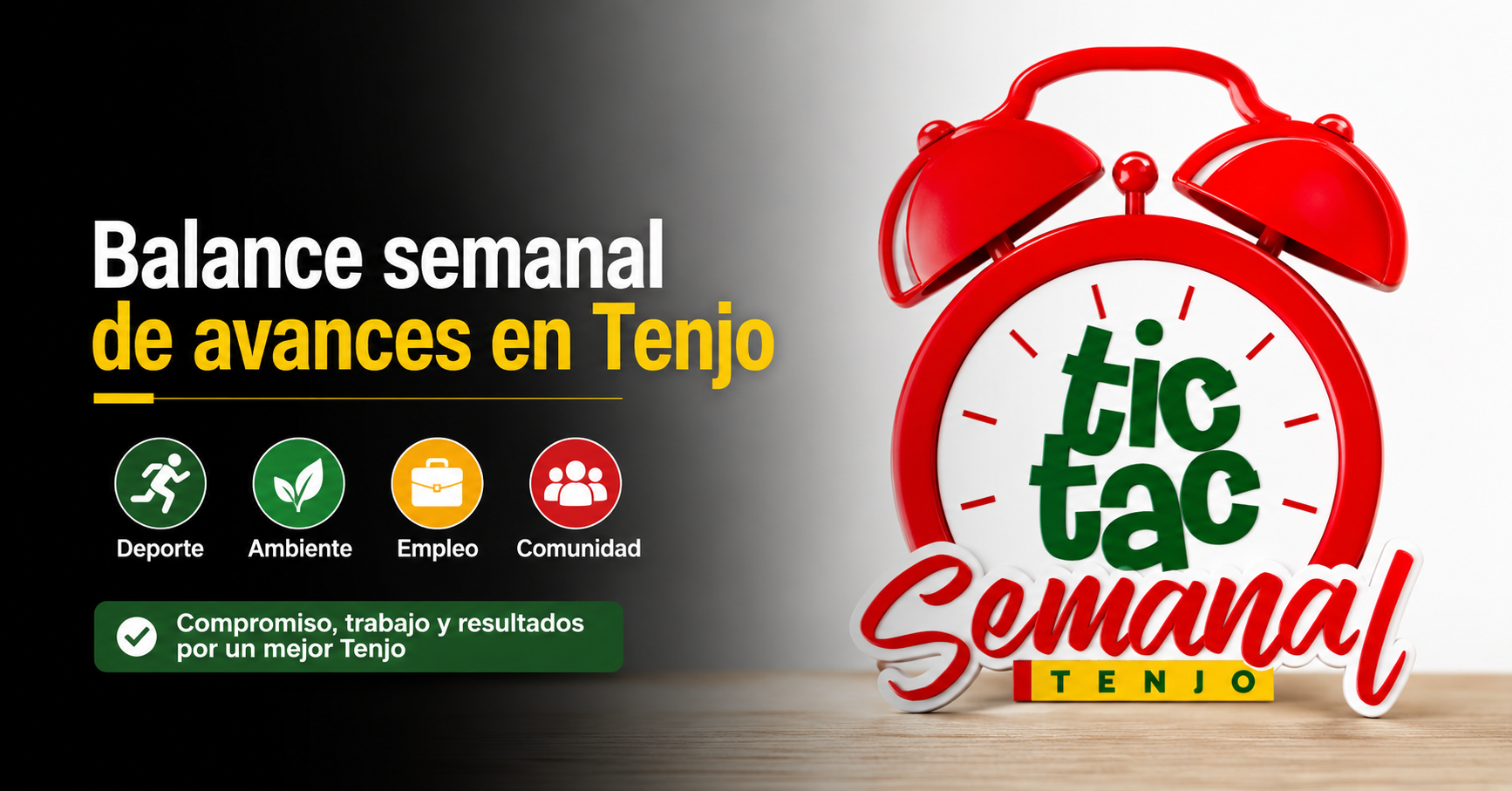 🎬 |Tenjo| presenta su balance semanal con avances en deporte, ambiente, empleo y comunidad, ¿qué ocurrió en el #TicTacSemanal? + Video