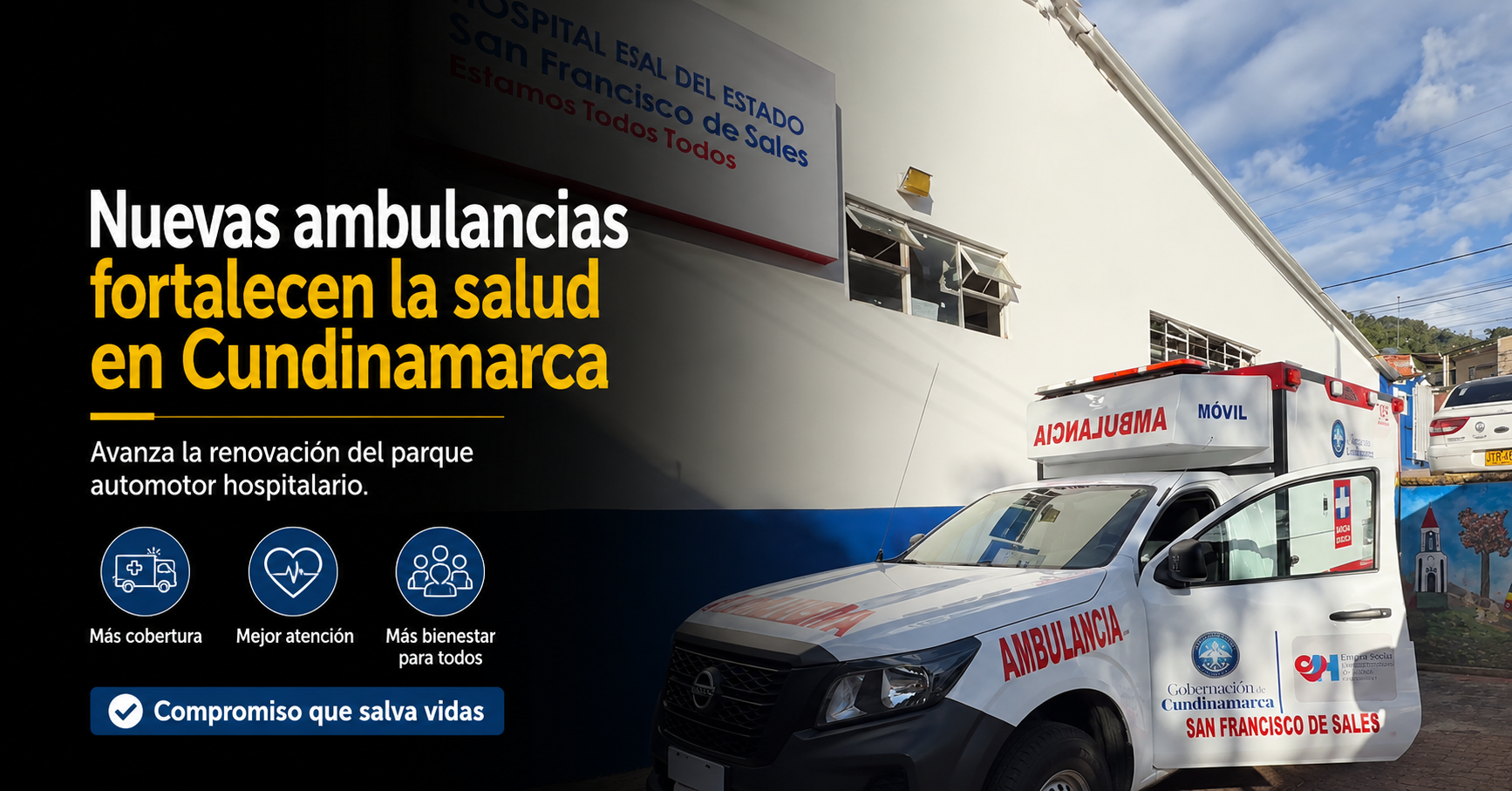 🚑 |Cundinamarca| fortalece su red hospitalaria con nuevas |ambulancias|, ¿cómo avanza la renovación del parque automotor de salud? + Video