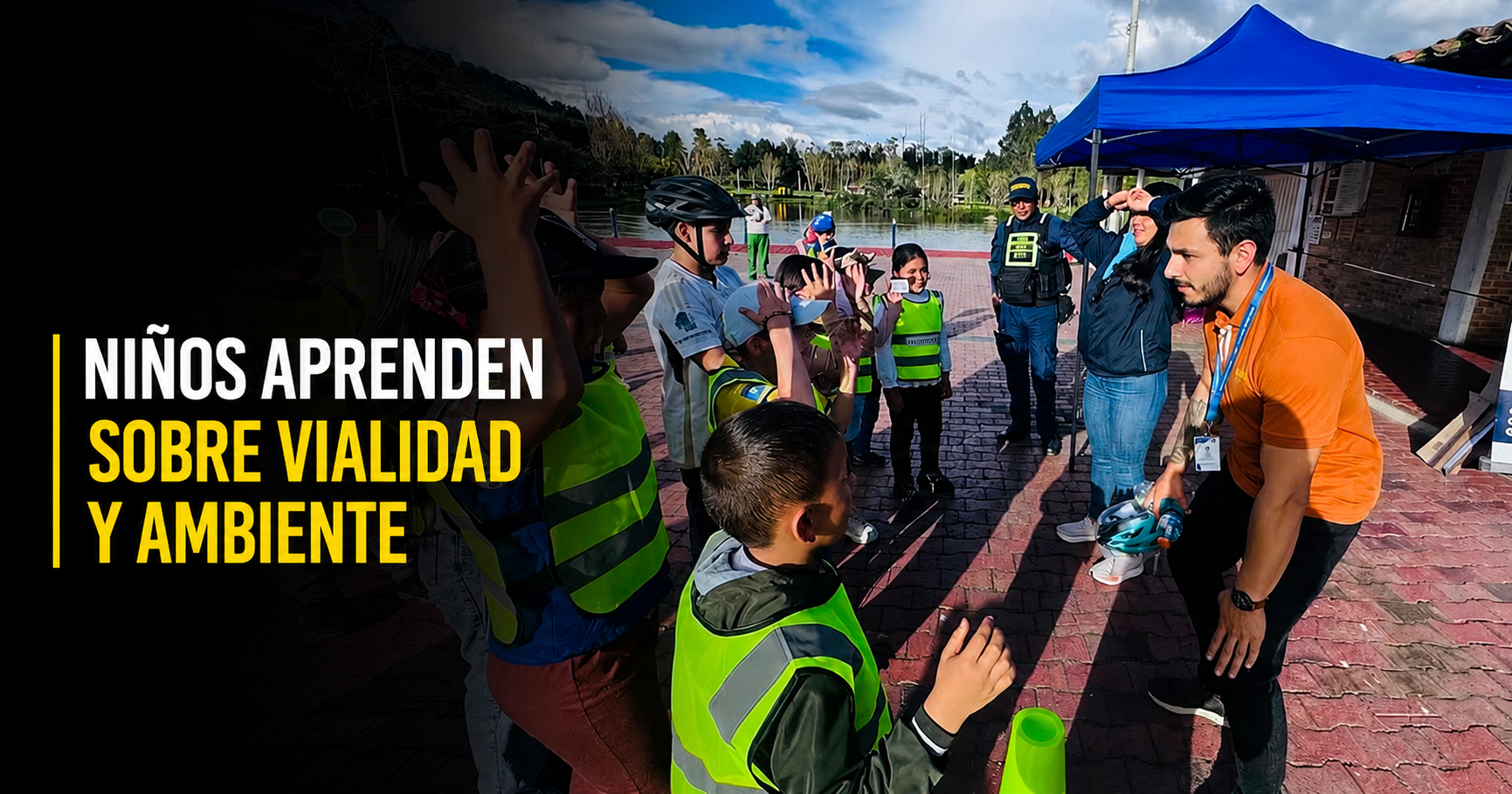 ?? Niños de las Mini Juntas participaron en jornada de |educación vial| y ambiental en |Sopó|, ¿qué aprendieron?
