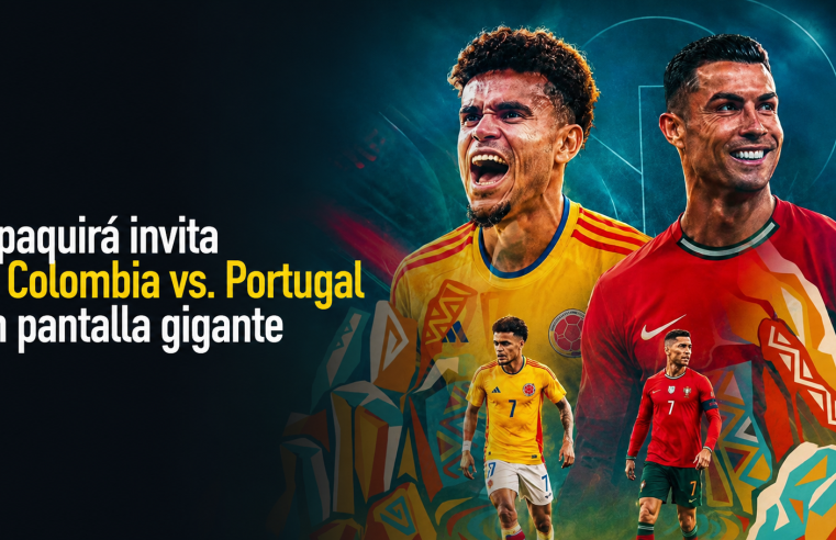 ⚽ |Zipaquirá| invita a vivir el |Colombia vs. Portugal| en pantalla gigante, ¿dónde será la cita? + Video